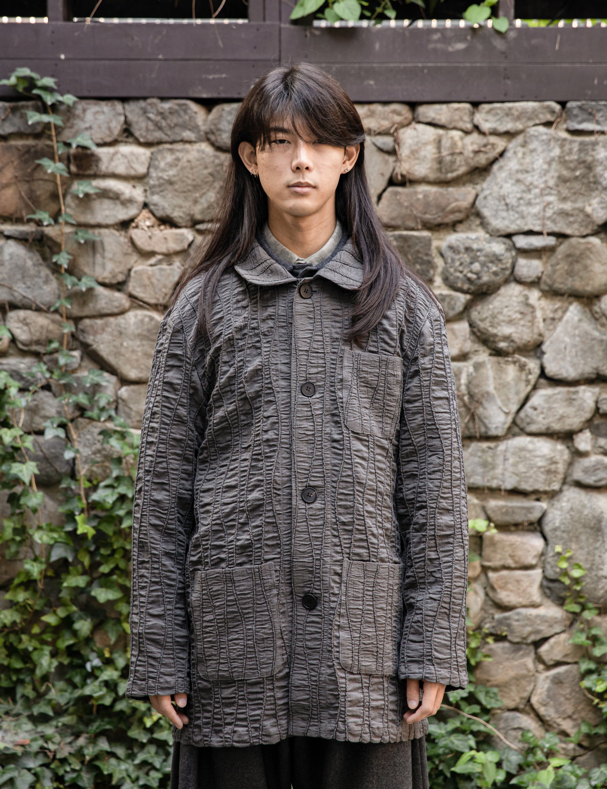 COVERALL JACKET_CHARCOAL