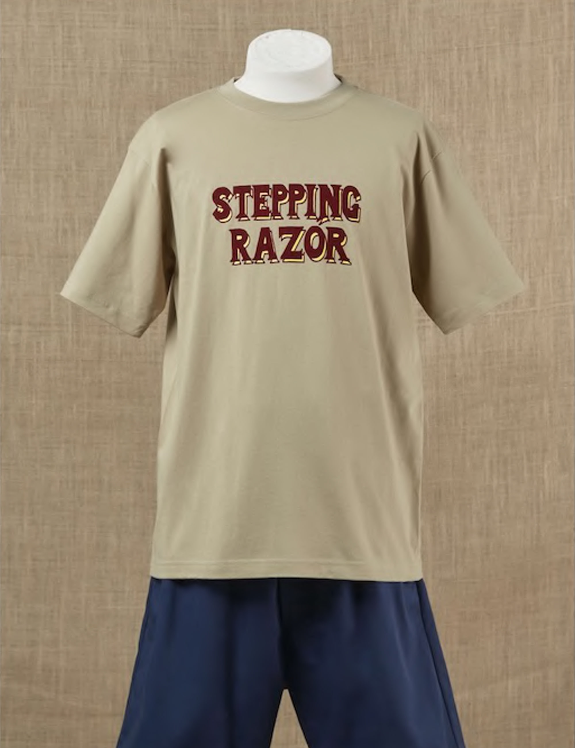 STEPPING RAZOR T-SHIRT_KHAKI