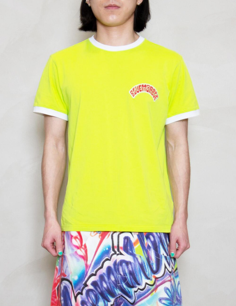 BLUEMARBLE LIME BOWLING T-SHIRT_LIME