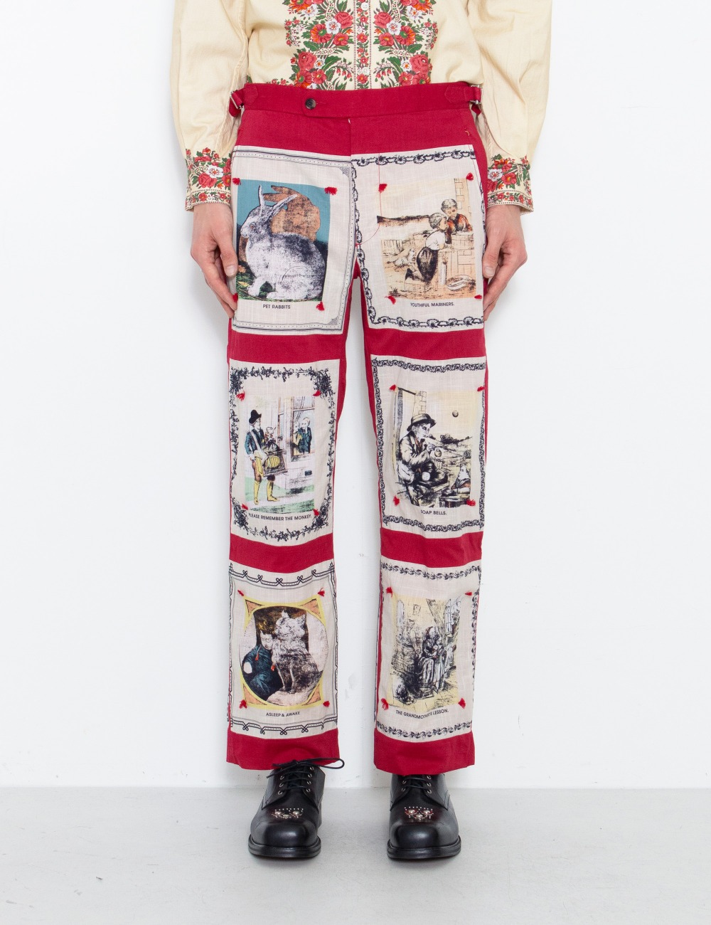 STORYTIME TROUSERS_RED