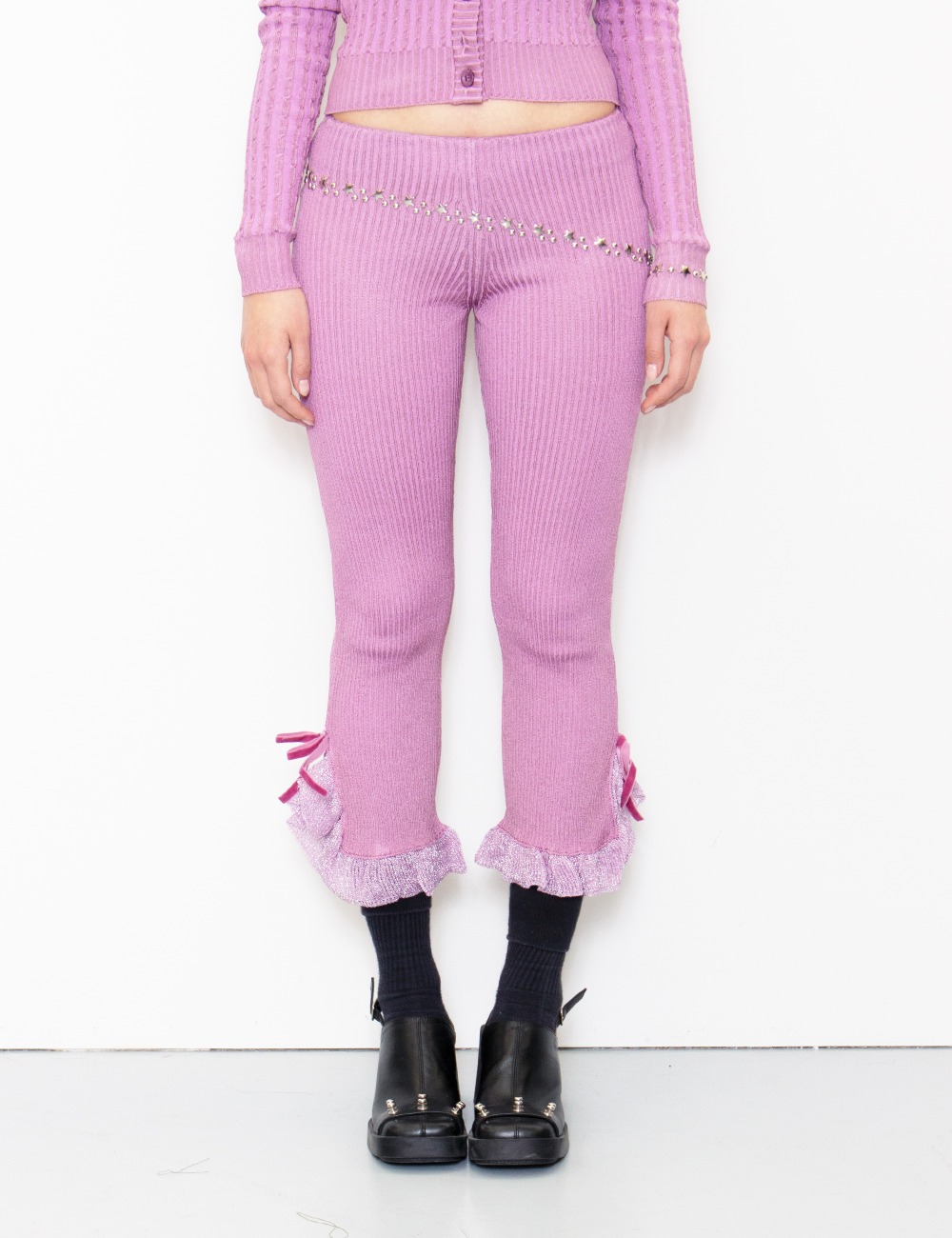 STAN KNITTED PANTS_PINK