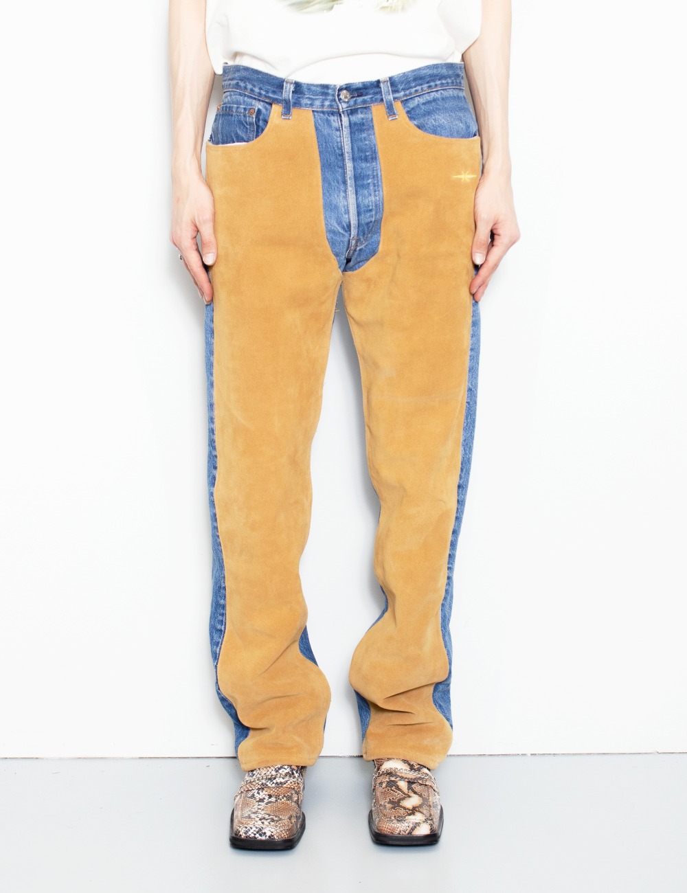 CHAPS JEANS_BROWN
